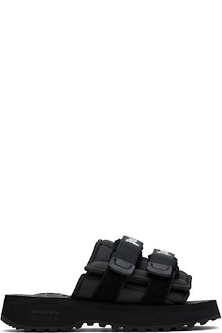 PALM ANGELS スイコック キセ ストラッフ サンタル 【関税込】 Palm AngelsのSuicokeエディション ブラック Moto-P サンダルが