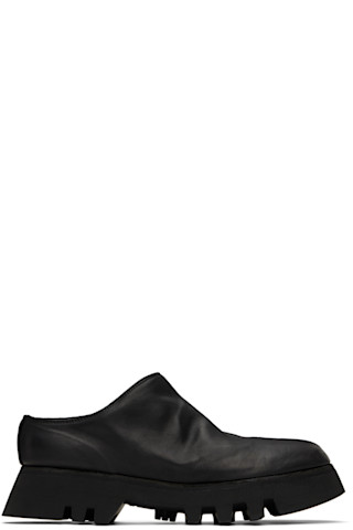 【関税込み】Guidi ブラック ZO01V スリッポン GUIDI - 【ZO01V】ズーモフィック サボ スリッポン / ZOOMORPHIC