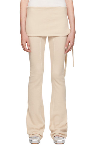 【OPEN YY】SLIM ROUNDING PANTS / IVORY EP. 4 05 Trouser in Ivory – SVRN