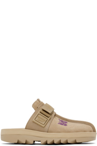 Reebok Classics: Beige Needles Edition Beatnik Slip-On Reebok Classics: Beige Needles Edition Beatnik Slip-On