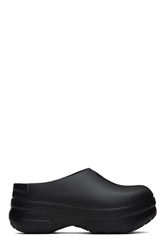 Black Adifom Stan Smith Mules by adidas Originals on Sale Black Adifom Stan Smith Mules by adidas Originals on Sale