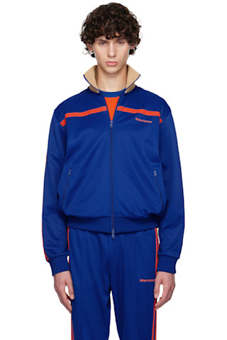 【関税込み】Wales Bonner ブルー Tide トラックジャケット Wales Bonnerのadidas Originalsエディション ブルー スタンド