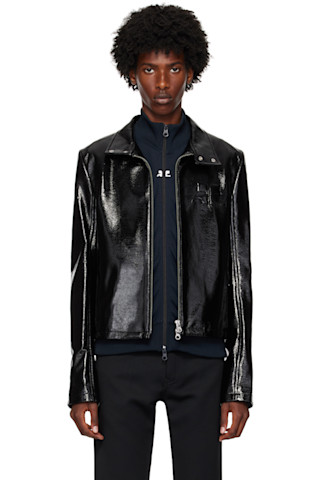 アウターその他 COURREGES 'Motorcycle Vinyl' jacket Black 242783M180009_1.jpg