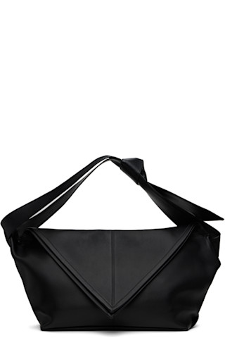 Bottega Veneta: Black Sawyer Bag | SSENSE