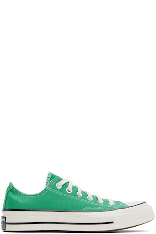 Green Chuck 70 Sketch Low Top Sneakers by Converse on Sale