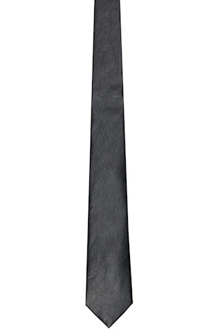 OUR LEGACY: Black Real Fake Leather Tie | SSENSE OUR LEGACY: Black Real Fake Leather Tie | SSENSE