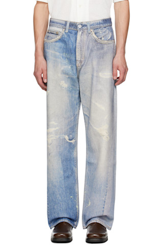 OUR LEGACY: Blue Third Cut Jeans | SSENSE