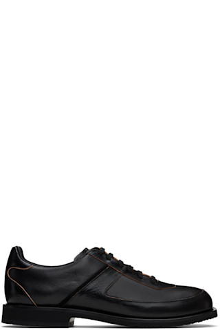 OUR LEGACY アワーレガシー TEN PIN SHOE 42 Our Legacy - Ten Pin Shoe Black Strike Leather