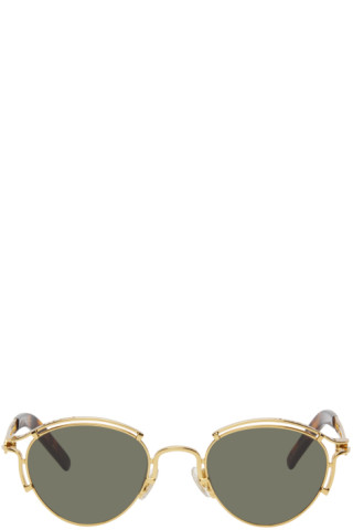 Gold 56-5102 Sunglasses by Jean Paul Gaultier on Sale