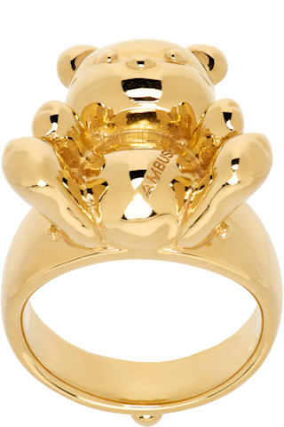 【関税込み】Ambush シルバー Inflated Teddy Bear リング AMBUSH® | 遊び心あふれる新作、 INFLATED TEDDY BEAR RING が