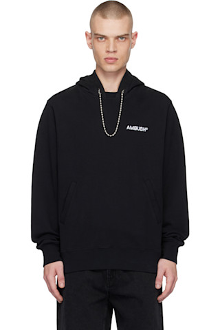【関税込み】Ambush ブラック ボールチェーン フーディ Ambushのブラック ボールチェーン フーディがセール中