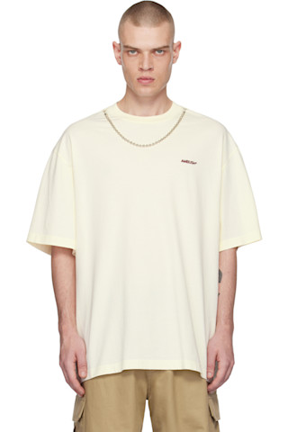 Tシャツ・カットソー AMBUSH FW23 'Ballchain' T-shirt (BMAB026F23JER0014646 4646) Off-White Ballchain T-shirt by AMBUSH on Sale