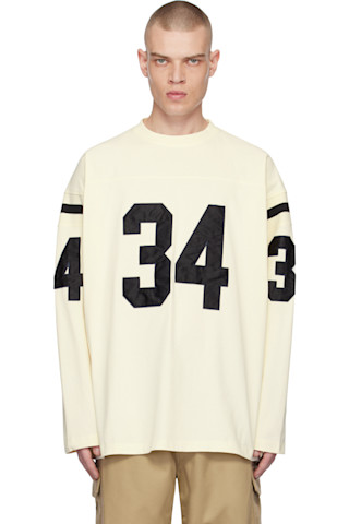 【関税込み】Ambush オフホワイト リンガーTシャツ 242820M213013_1.jpg
