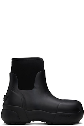 靴 AMBIUSH Black Rubber Boots 41 Black Rubber Boots by AMBUSH on Sale