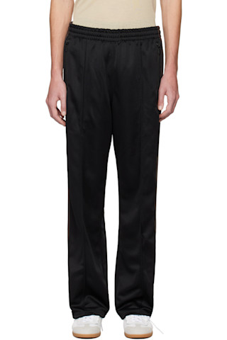 NEEDLES: Black Poly Smooth Track Pants | SSENSE NEEDLES: Black Poly Smooth Track Pants | SSENSE