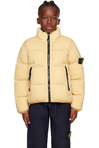 Stone Island JUNIOR フード付きダウンジャケット