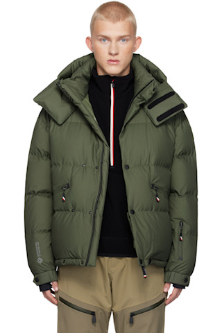 Moncler Grenoble: Green Coraia Down Jacket | SSENSE