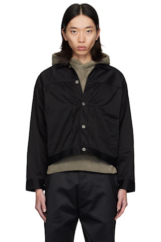 Black Lot.309 Buckle-Backed Jacket by Taiga Takahashi on Sale