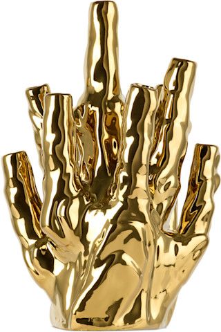 POLSPOTTEN ゴールド Coral 10-Tulips フラワーベース | SSENSE 日本