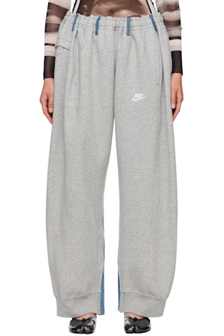 Bless: Gray & Blue Overjogging Jeans | SSENSE Bless: Gray & Blue Overjogging Jeans | SSENSE