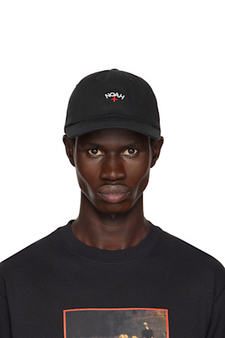 Noah: Black Classic Core Logo 6-Panel Cap | SSENSE Noah: Black Classic Core Logo 6-Panel Cap | SSENSE