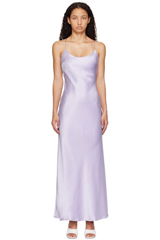 【関税込み】BEC + BRIDGE ベージュ Allegra Tie マキシドレス Purple Allegra Tie Maxi Dress by BEC + BRIDGE on Sale