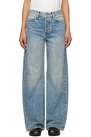 デニム・ジーパン AMIRI MA QUAD HIGH RISE WIDE JEANS Blue Ma Quad High Rise Wide Jeans by AMIRI on Sale