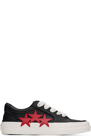Black & Red Sunset Skate Low Sneakers by AMIRI on Sale Black & Red Sunset Skate Low Sneakers by AMIRI on Sale