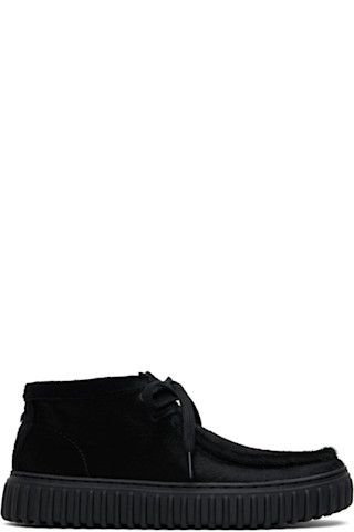 Black Clarks Edition Torhill Hi Boots by Martine Rose on Sale