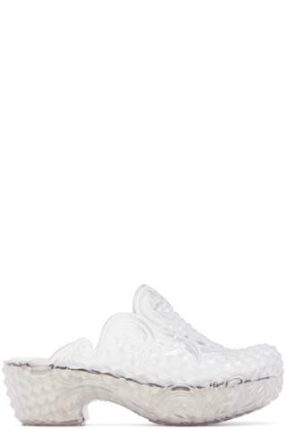 Y/Project: Transparent Melissa Edition Court Clogs | SSENSE Y/Project: Transparent Melissa Edition Court Clogs | SSENSE
