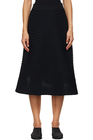★ MISEKI SEOUL★ Side bow pleats midi skirt BLACK MSK251SK MUSINSA | MISEKI SEOUL Side bow pleats midi skirt CHECK