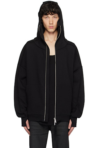 【関税込み】thom/krom ブラック M SJ 645 フーディ 242974M202000_1.jpg