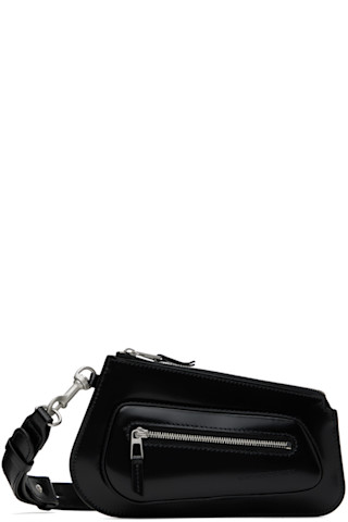 Kiko Kostadinov: Black Trivia Pochette Bag | SSENSE Kiko Kostadinov: Black Trivia Pochette Bag | SSENSE