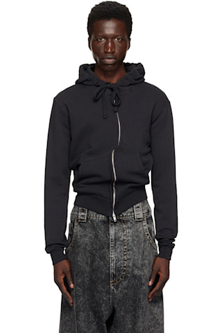 Black Twisted Hoodie by VAQUERA on Sale Black Twisted Hoodie by VAQUERA on Sale