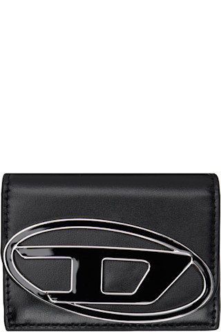 Diesel: ブラック 1dr Tri Fold Coin Xs Ii 財布 | SSENSE 日本