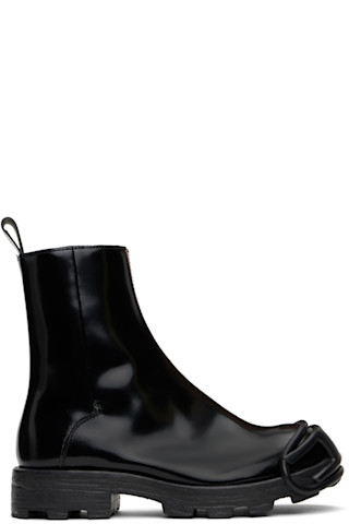 Black D-Hammer Bt Zip D Boots by Diesel on Sale