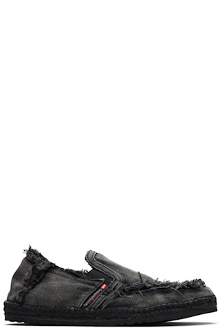 【関税込み】Diesel ブラック D-Lukas Esp エスパドリーユ Dieselのブラック D-Lukas Esp エスパドリーユがセール中