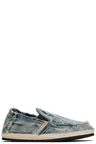 【関税込み】Diesel ブルー D-Lukas Esp エスパドリーユ Dieselのブルー D-Lukas Esp エスパドリーユがセール中
