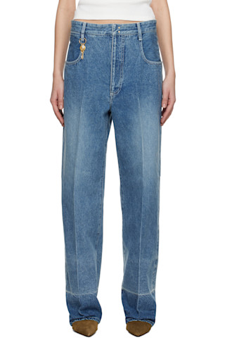 デニム・ジーパン CARVEN FW25 Carven Wide Leg Jeans (6252K21119 WASHED) 251002F069002_1.jpg