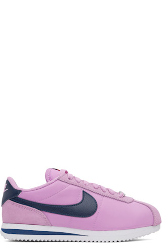 nike cortez plum chalk