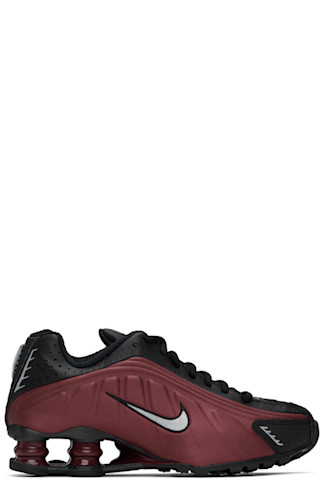 maroon nike shox