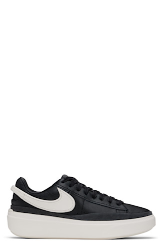 Black & White Blazer Phantom Low Sneakers by Nike on Sale