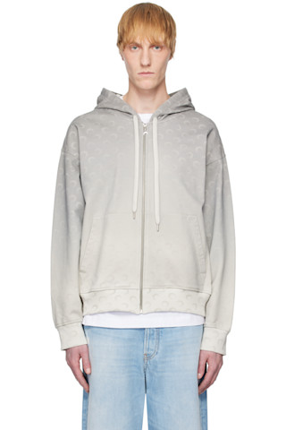 MARINE SERRE グレー迷彩 フードジャケット