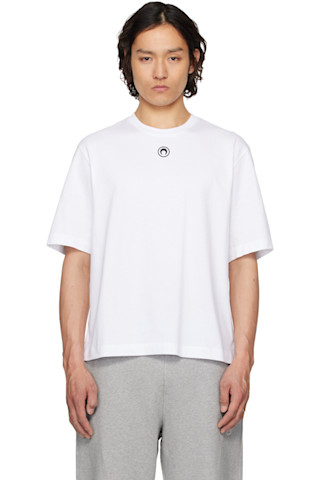 【MARINE SERRE】関税送料込 オーガニックコットン Tシャツ 251020M213009_1.jpg