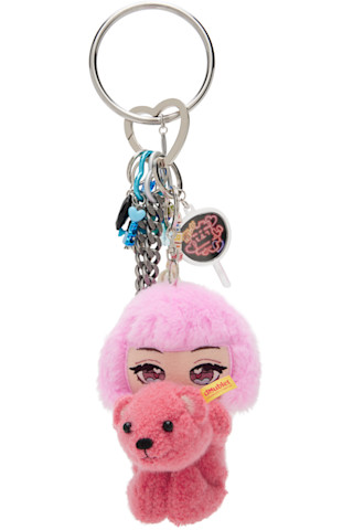 Multicolor 'Oshi-Nui' Keychain by doublet on Sale
