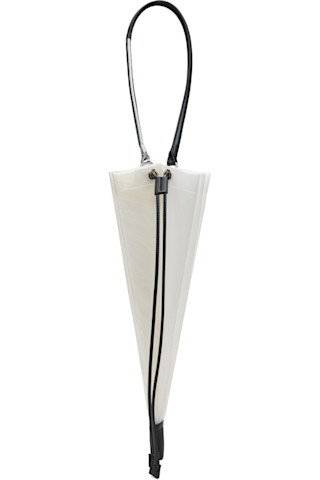 【関税込み】doublet ホワイト Upcycled Umbrella バッグ White Upcycled Umbrella Bag by doublet on Sale