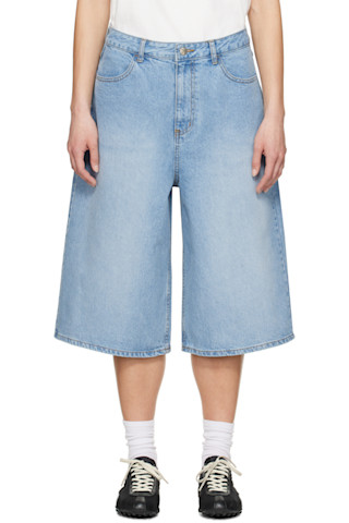 ADERERROR◇Sig; TRS Tag shorts 01 Blue Sig; TRS Tag 01 Denim