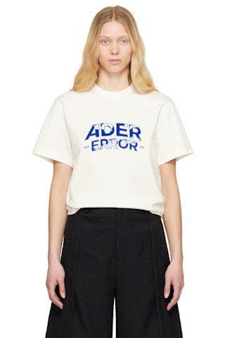 Tシャツ・カットソー ADER ERROR Edca Product. 52 4FT1701 Off-White Edca Product. 52 T-shirt by ADER error on Sale