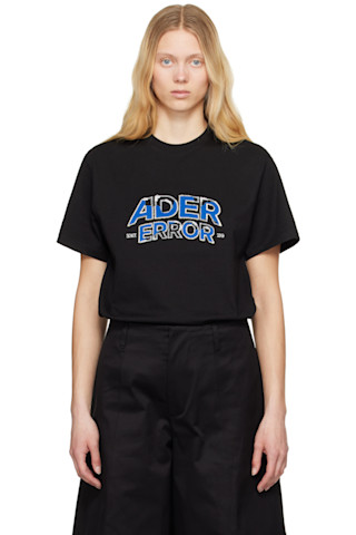 ADER error アーダーエラー 黒 ロゴ Edca Product. 52 Tシャツ ADER errorのブラック Edca Product. 52 Tシャツがセール中