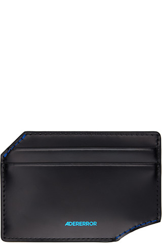 ☆関税込☆ADERERROR★Tetraight Card holder Product. 119★ Black Tetraight Product. 119 Card Holder by ADER error on Sale